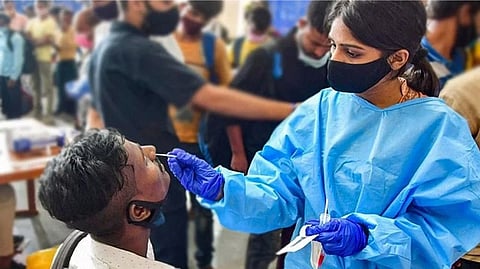 India’s active Covid cases surpasses 5K after 109 days