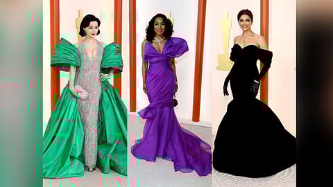 (L-R): Michelle Yeoh; Angela Bassett; Deepika Padukone