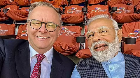 PM Narendra Modi and his Australian counterpart Anthony Albanese