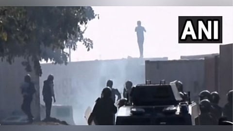 Heavy security presence in Islamabad, Pakistan.