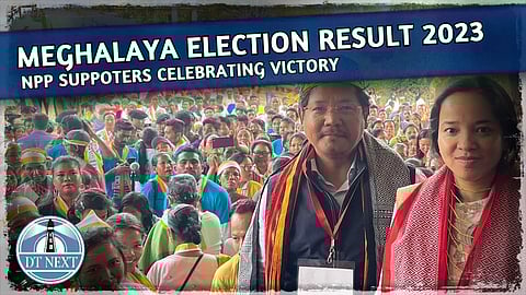 Meghalaya Election Result 2023: NPP Suppoters Celebrating Victory
