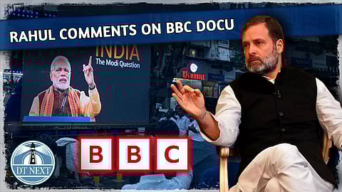 Suppression of voice: Rahul comments over BBC raid