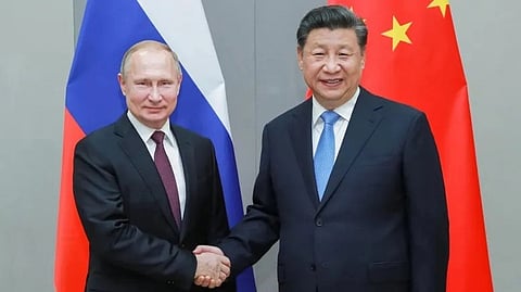 Russian President Vladimir Putin & Chinese president Xi Jingping