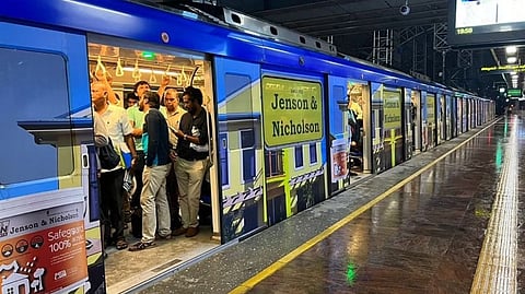 A visual from Chennai Metro