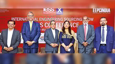 Grace L Pachuau flanked by top officials