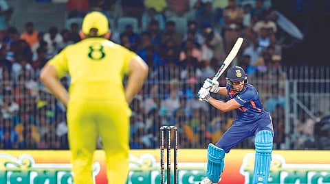 Shubman Gill in India colours