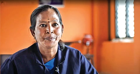 One of the women featured in the video