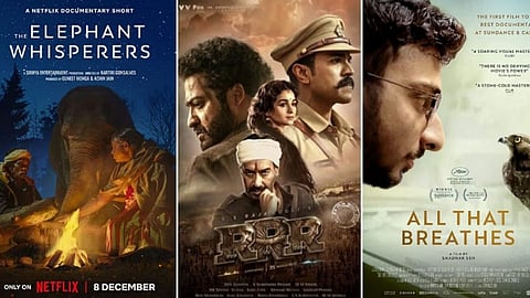 Elephant Whisperers, RRR, All That Breathes Posters