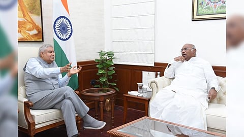 Vice President Jagdeep Dhankhar
; Mallikarjun Kharge