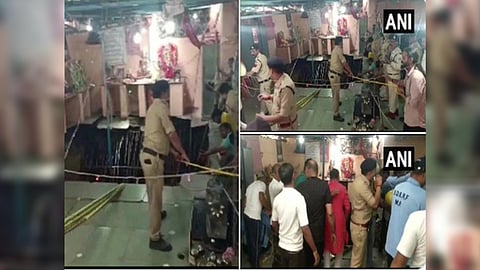 Visuals from Beleshwar Mahadev Temple where a stepwell collapsed