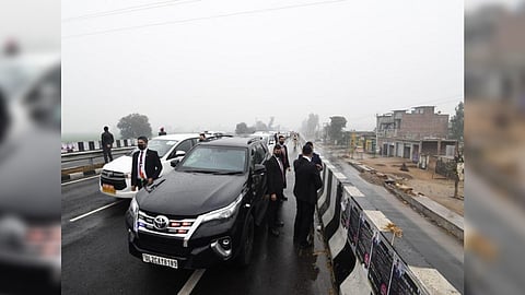 Old visual of PM Modi's convoy stuck on a flyover in Punjab