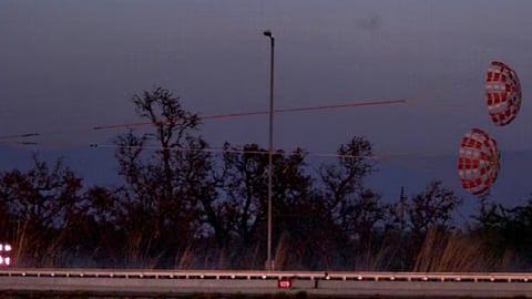 These pilot parachutes are used in the Gaganyaan mission to extract and deploy the main parachutes independently