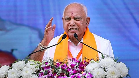 Senior BJP leader BS Yediyurappa