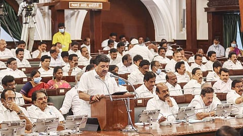 State Finance Minister Palanivel Thiaga Rajan