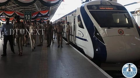 Vande Bharat Train arrives at Dr MGR Central railway station