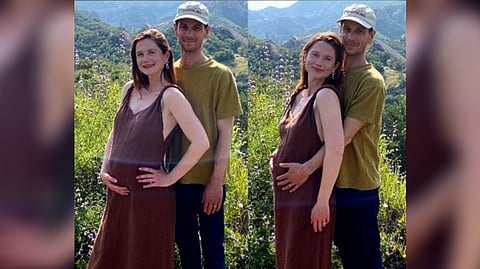 Bonnie Wright with her husband Andrew Lococo