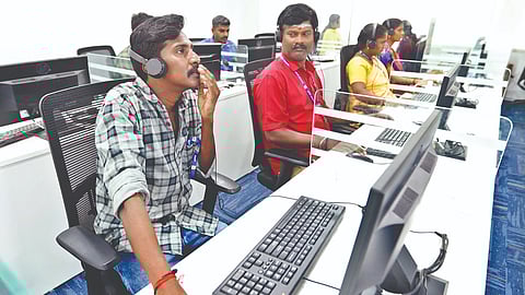 Grievance centre of the Metro Water board, and GCC?s Command
Centre at Ripon Building