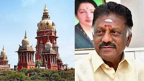 (L) Madras High Court; O Panneerselvam (R)