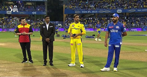 CSK captain MS Dhoni and MI captain Rohit Sharma
