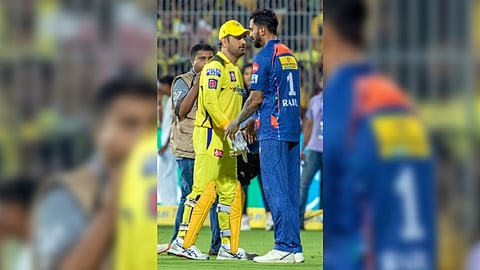 MS Dhoni and KL Rahul