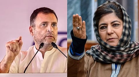 Rahul Gandhi; Mehbooba Mufti