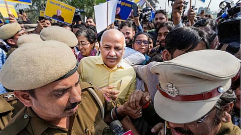 Delhi's former Deputy Chief Minister Manish Sisodia