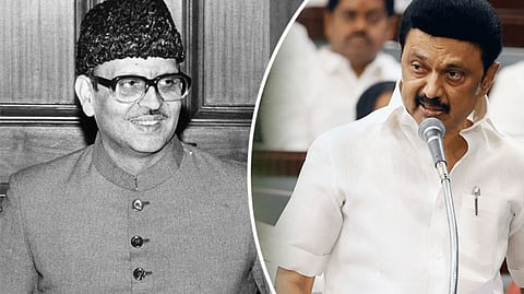 VP Singh; MK Stalin
