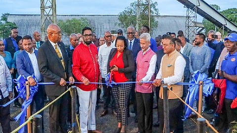 Jaishankar joins Guyana President at commissioning of India-made ferry