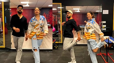 Anushka and Virat have a ?dance pe chance? in the gym
