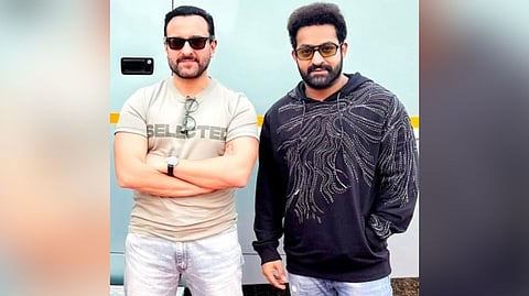 NTR Jr with Saif