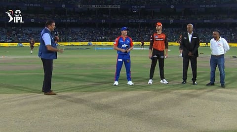 DC captain David Warner and SRH captain Aiden Markram