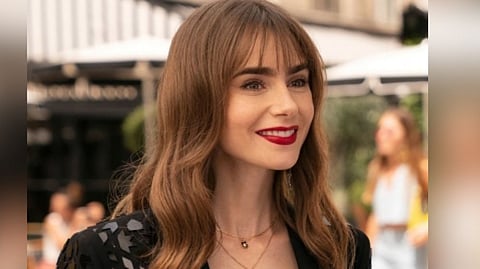 British-American actress Lily Collins