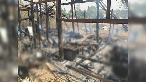 Airstrike by Myanmar's military junta