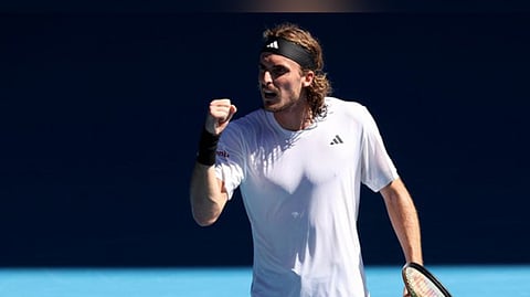 Greek tennis player Stefanos Tsitsipas