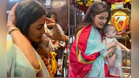 Priyanka Chopra with daughter Malti