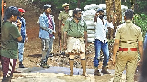 BTS still from Viduthalai part 2 