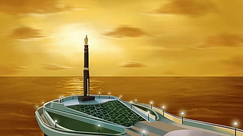 An artist?s impression of the memorial