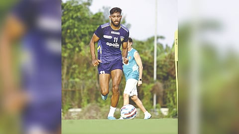 Chennaiyin FC forward
Rahim Ali will be brimming
with confidence