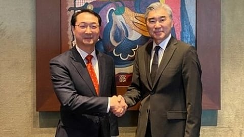 Sung Kim with Kim Gunn