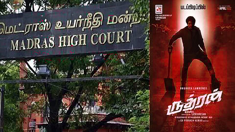 Madras High Court, Rudhran Poster