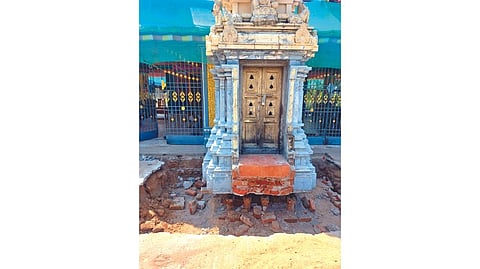 15-feet structure of with Lord Ganesha idol