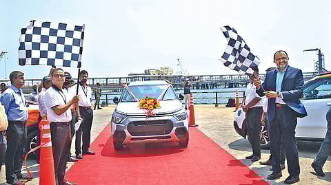 Citroen India, part of the Stellantis group has signed a Memorandum of Understanding with Kamarajar Port Ltd (KPL) to commence its export program from India.