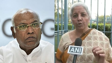 Mallikarjun Kharge; Nirmala Sitharaman