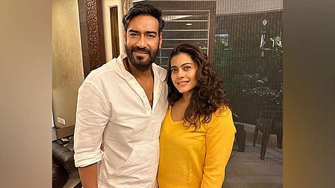Actors Ajay Devgn and Kajol