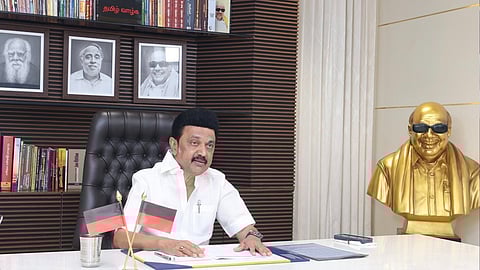 Chief Minister MK Stalin held a consultation meeting from the camp office via video call