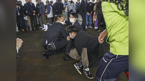 Kishida was unharmed and evacuated to the Wakayama prefectural police