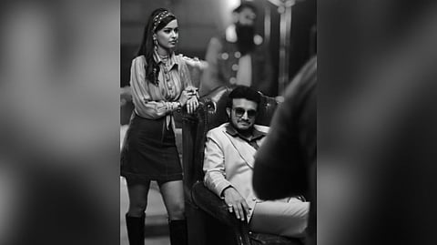 Megna Mukherjee and Sourav Ganguly