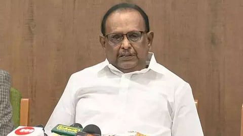 State Law Minister Regupathy