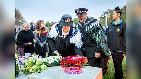 National Commemorative Service was held in the National War Memorial Park