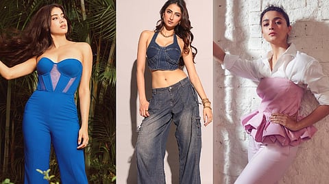 (Left to Right) Janhvi Kapoor; Alia Bhatt; Palak Tiwari